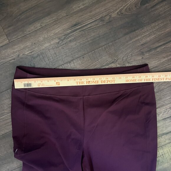 Duluth Trading Company Women XXL x 31 Burgandy Maroon Red Yoga Leggings Wide Leg - Picture 6 of 9